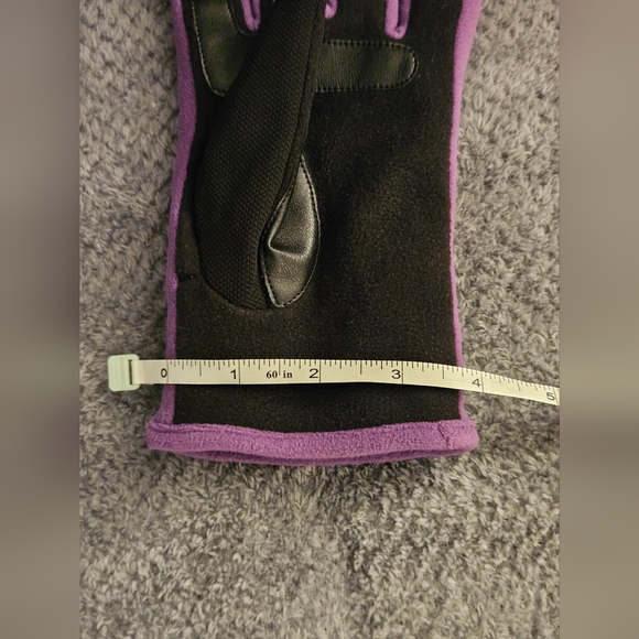 Isotoner Women's Tech Touch Gloves, NWOT, Purple/Black - Picture 7 of 7